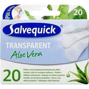 Salvequick - Pleisters - Transparant - 20 Stuks - Aloë Vera