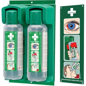 Wandhalter für 2x500 ml Augenspülflasche