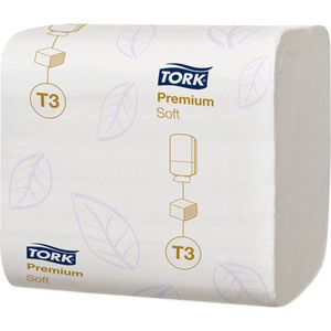 Tork gevouwen toiletpapier Soft 2-laags - wit - 30 pakken