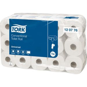 Toiletpapier traditioneel Tork 120776 2-laags | 30 rollen | Geschikt voor Tork T4 dispenser