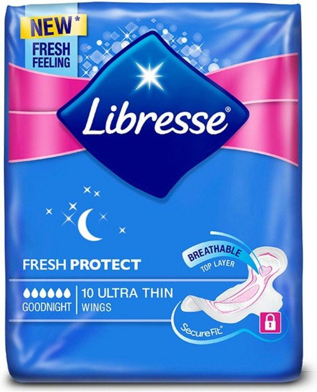 Goodnight Ultra Thin - Maandverband - 10 Stuks - Met Vleugels