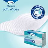 TENA - Proskin Soft Wipes - 30 x 32 cm - 135 Stuks