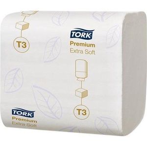 Gevouwen toiletpapier Tork 114276 2-laags | 30 pakken | Geschikt voor Tork T3 dispenser