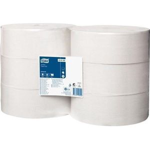 Tork Universal toiletpapier jumbo 1-lgs wit 480 mtr x 10 cm pak à 6 rol/2400 vel (120160)