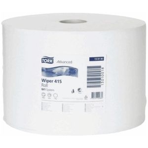 Tork Advanced Wiper 415 1-lgs wit 1000 mtr x 38cm pak à 1 rol (130100)