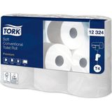 Tork toiletpapier Traditional, 2-laags, T4 Premium, wit, pak van 6 rollen