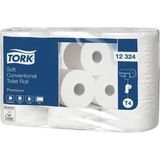 Tork toiletpapier Traditional, 2-laags, T4 Premium, wit, pak van 6 rollen