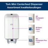 Tork Mini Centerfeed 200040 M1-dispenser voor poetspapier (wit)
