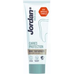 Jordan Green Clean Caries Protection Mint Tandpasta - 15x75 ml - Voordeelverpakking
