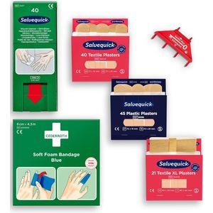 Navulling voor Cederroth Wound Care dispenser - compleet pakket met losse inhoud.