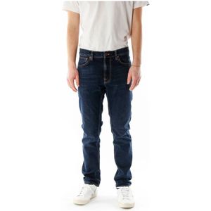 Nudie Jeans Lean Dean New Ink Spijkerbroek Blauw Man