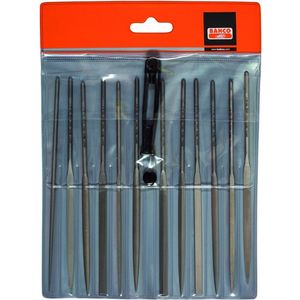 Bahco - Naaldvijlenset - 12-delig - Kunststof Hoes - Geschikt voor Fijn Vijlwerk