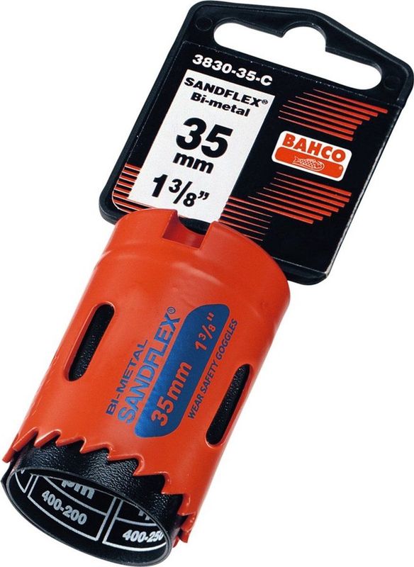 Bahco - 3830-27-C - Gatzaag Bi-metaal - 27 mm - Geschikt voor Hout en Kunststof