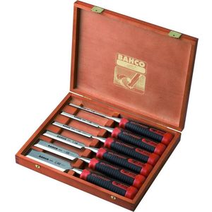 Bahco 434-S6-EUR 6 Delige Beitel set In Houten Box