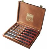 Bahco - 424P-S6-EUR Beitelset - 6 Delige Set - Houten Box - Staal