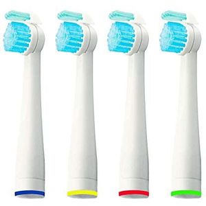 4 x opzetborstels voor elektrische tandenborstel Sensiflex HX2014 / HX1600 / HX2012
