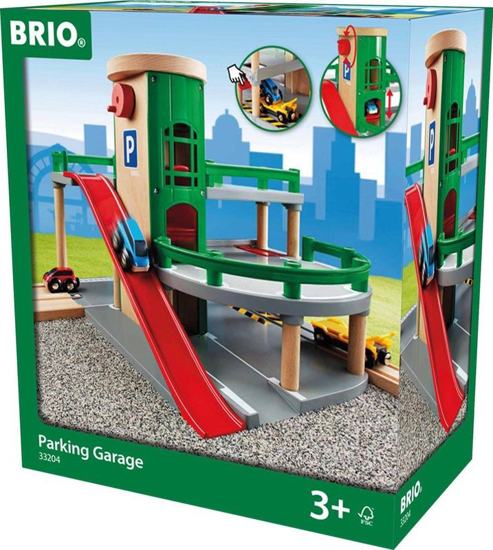BRIO® Parkhaus Straßen und Schienen