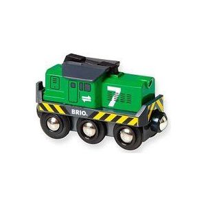 BRIO Locomotief voor goederentrein op batterijen - 33214 - Treinbaanonderdeel