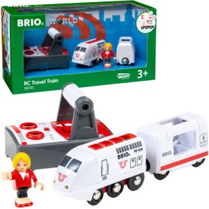 BRIO Witte RC locomotief met afstandsbediening - 33510 - Treinbaanonderdeel