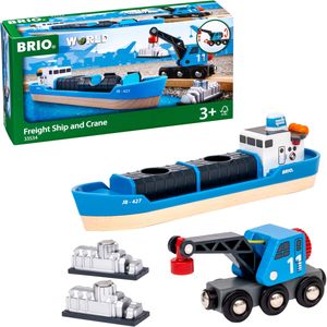 BRIO Containerschip met kraanwagen - 33534