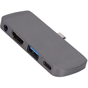 Dockingstation, USB C Dock USB 3.1-poort Hoge transmissiesnelheid 4K HD voor V30 voor Mate 20 voor IOS Tablet Pro 2018