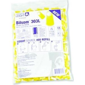 Honeywell - Bilsom 303L - Oordoppen Navulling - Geel/Wit - Polyurethaanschuim