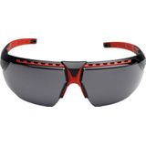Honeywell Veiligheidsbril | EN 166 | beugel zwart/rood, Hydro-Shield grijs | 1 stuk - 1034837 1034837