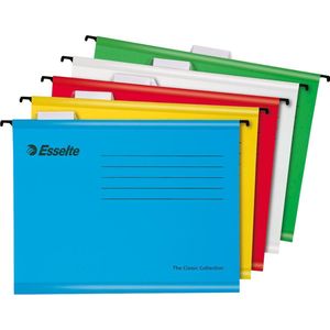 Esselte Classic Hangmap A4 - Assorti - 10 Stuks - Voor Thuiswerken - Ideaal Voor Thuiskantoor