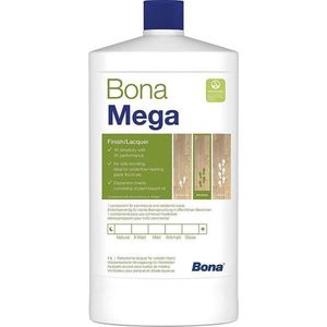 Bona Mega One - alles in 1 Parketlak - lak voor houten vloer - 1 komponent - EXTRA mat - 1L