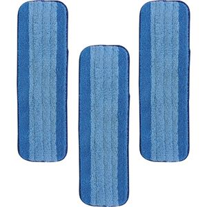 Bona Microfiber Cleaning Pad - Microvezel Reinigingspad - Vervangingsdoek - 42 CM - 500 x Wasbaar - 3 Stuks