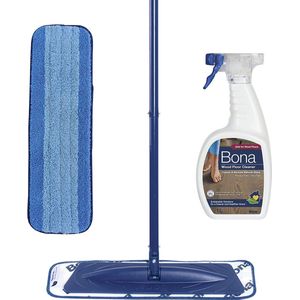 Bona Houten Vloer Reinigingsset - Vloerwisser - Spray - Microvezel Doek - Dweilsysteem