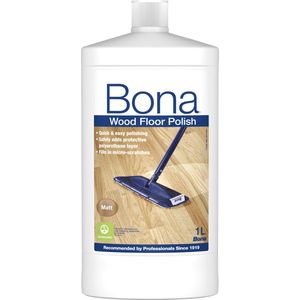 Bona Houten Vloer Polish Mat - 1 Liter - Houten Vloer Onderhoud - Beschermend - Onderhoud
