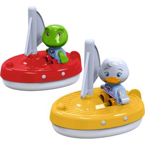 AquaPlay - Figuren - Accessoires - Gekleurd - 2 Zeilboten en Nils en Lotta