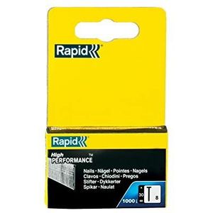 Rapid Brads RVS Type 8, 30mm Nagels 18Ga V2A, 1.000 St., voor Hand-, Pneumatische en Elektrische Tackers