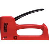 Rapid 20443850 Handtacker R53, Nietpistool voor Hout en Stof, Licht, Klein en Handig, voor Nieten Type 53, 4-10mm,Rood