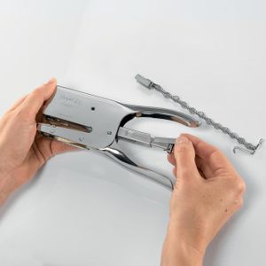 Rapid Heftzange silber