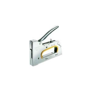 Rapid Pro Ergonomische Nietpistool R33E voor Fijndraadnieten - Bespaar tot 40% Kracht op Klussen - Zilver