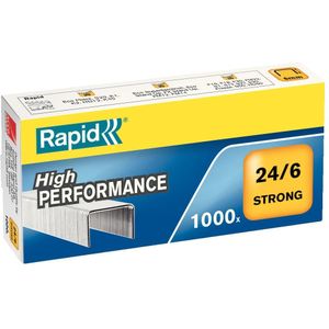 10 x Rapid Heftklammern 24/6 starker Stahldraht verzinkt VE=1000 Stück