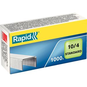Rapid Nietjes 10/4, gegalvaniseerd, doos van 1.000 nietjes