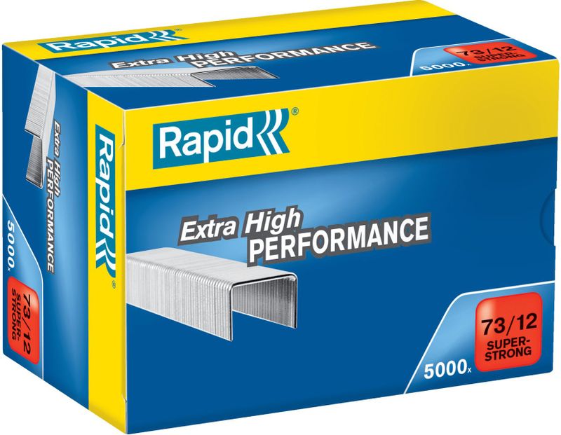 5.000 Rapid Heftklammern Super Strong 73/12