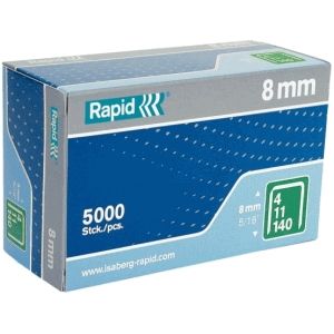 Rapid Nr. 140 Vlakdraadnieten 8 mm -  5000 Nietjes