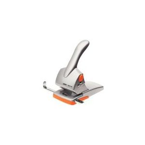 Rapid Fashion Heavy Duty Perforator HDC65 - Perforeert Tot 65 Vel - Voor Mappen En Ringbanden - Zilver/Oranje - Ideaal Voor Thuiskantoor/Thuiswerkplek