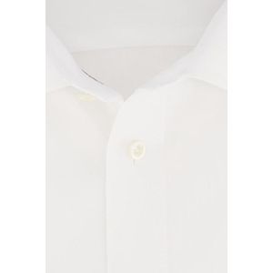 Eton - Overhemd - Wit - 100% Katoen - Dubbele Manchet