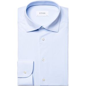 Eton - Overhemd - Lichtblauw - Katoen - Slim Fit