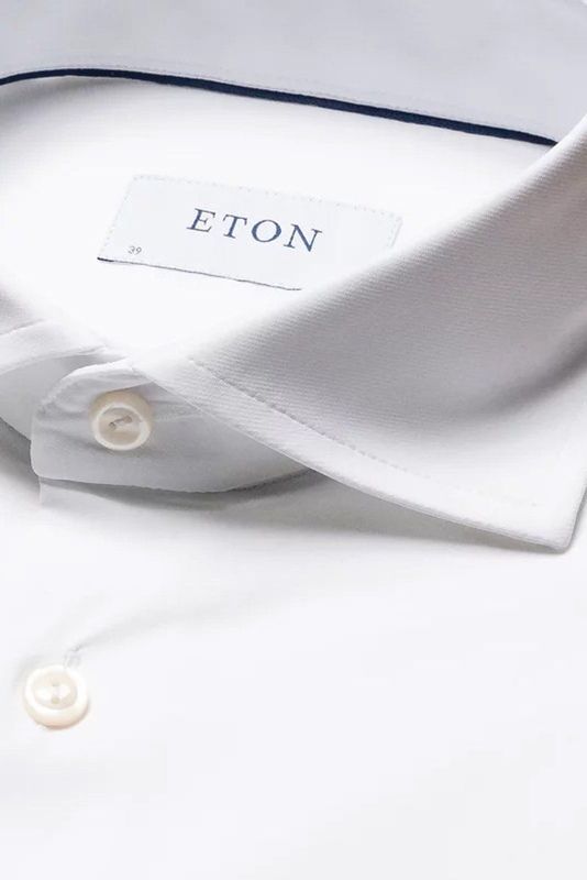 Eton - Overhemd - Wit - Four-Way Stretch - Slim Fit