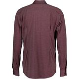 Eton - Lange Mouw Overhemd - Bordeaux - Polyamide/Nylon