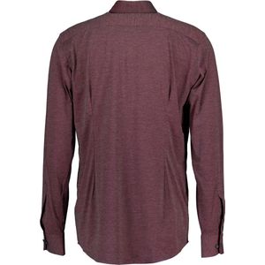 Eton - Lange Mouw Overhemd - Bordeaux - Polyamide/Nylon