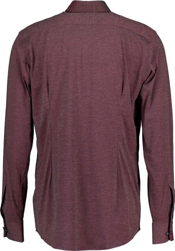 Eton - Lange Mouw Overhemd - Bordeaux - Polyamide/Nylon