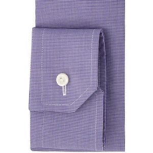 Eton - Overhemd - Blauw - Geruit - Katoen