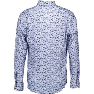 Eton - Lange Mouw Overhemd - Lichtblauw - Katoen